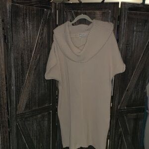 BCBGeneration Cream Midi Sweater Dress